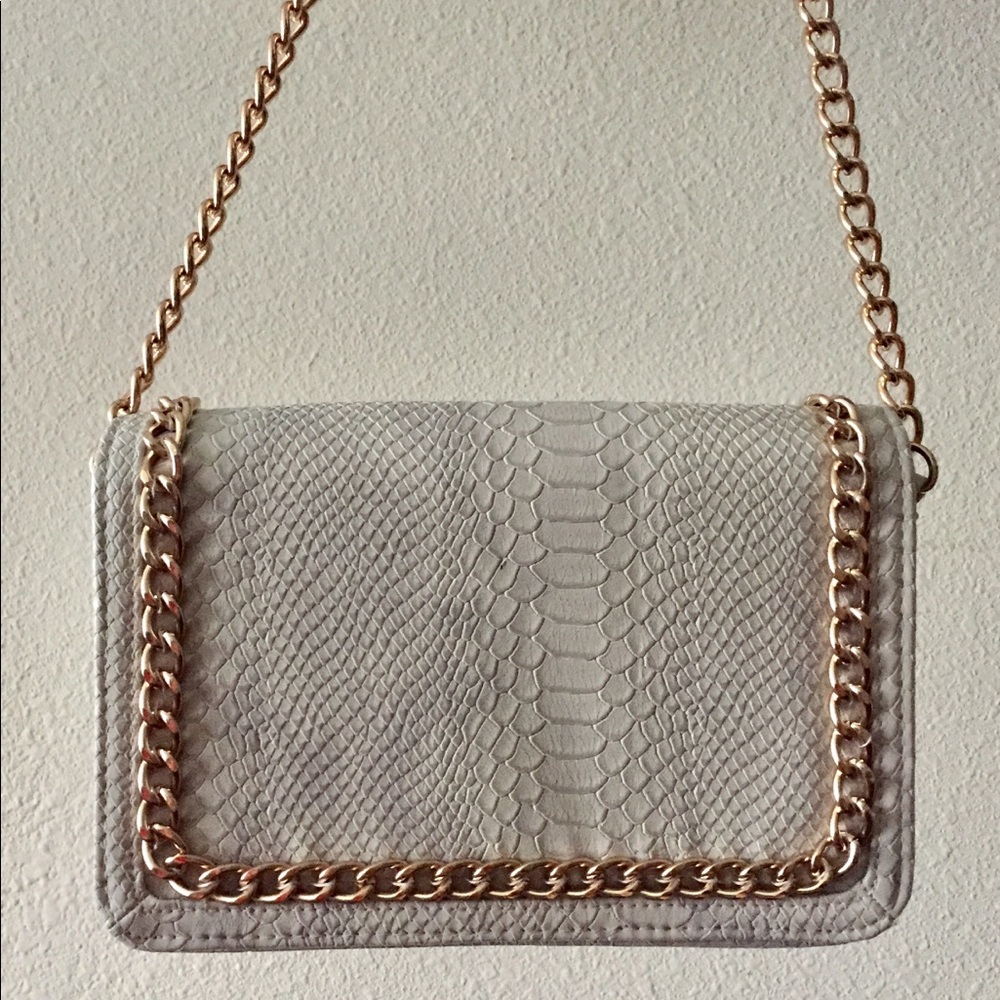 ASOS Grey Snake Chain Bag